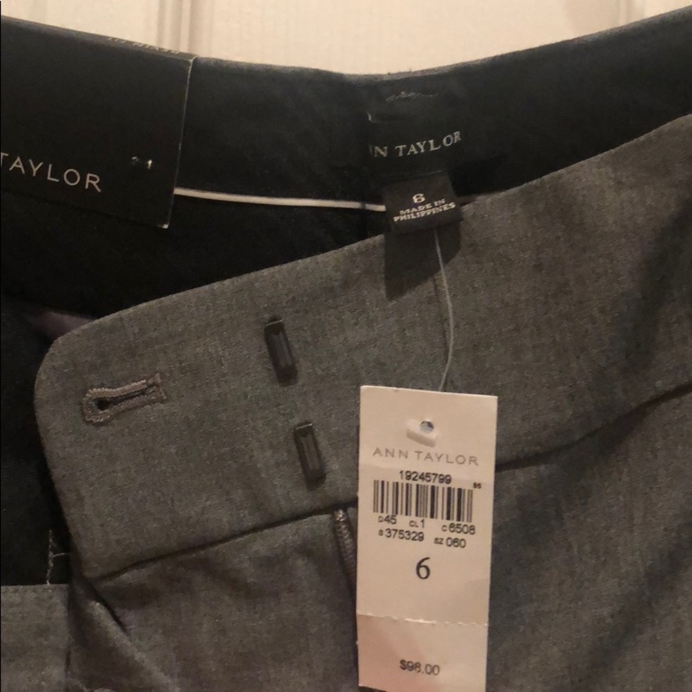 NWT Gray Trouser Ann Tylor